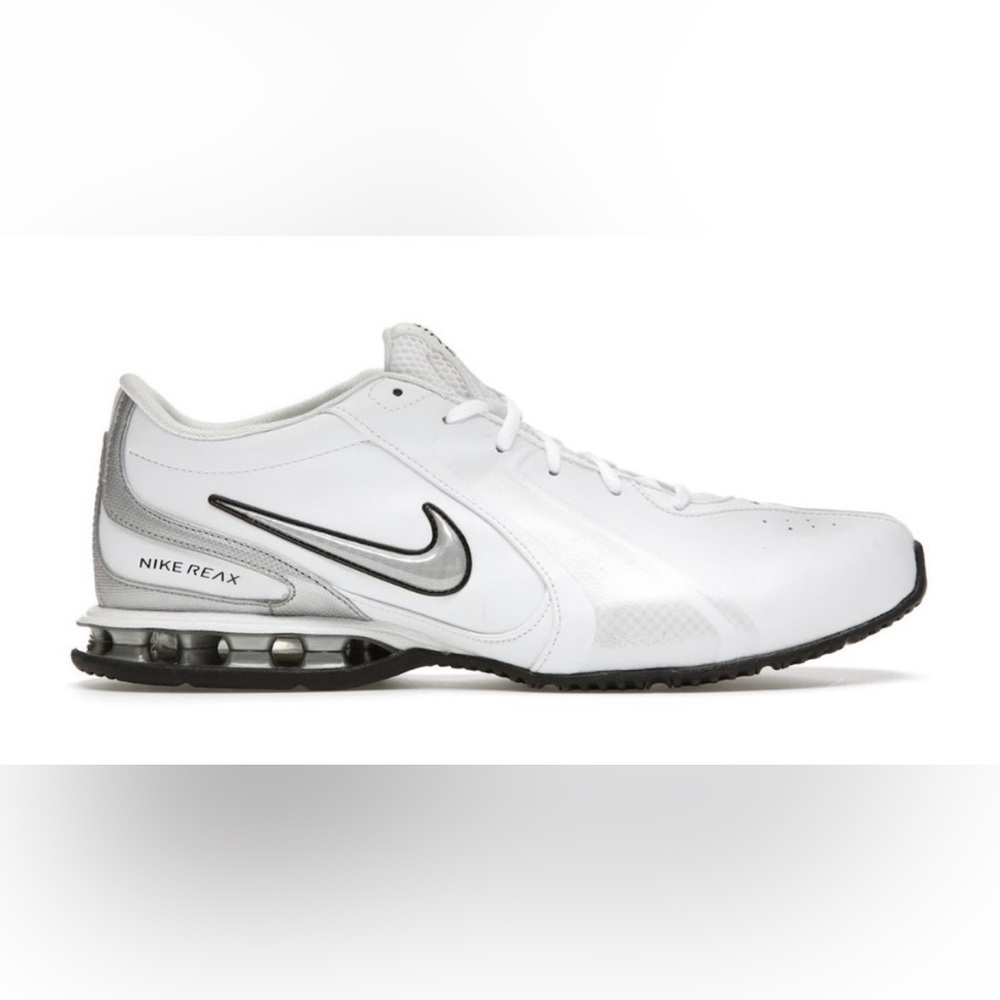 White and Silver Nike Men’s Reax Trainer 3 SL. StockX Price $199 for New